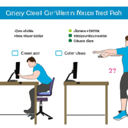 An image showcasing a person using a standing desk chair, with their body engaged in active movement
